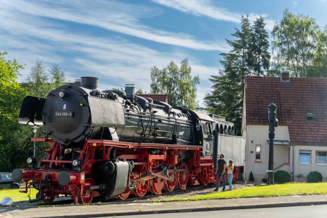Musuemslokomotive in Altenbeken ©Teutoburger Wald Tourismus, P. Gawandtka